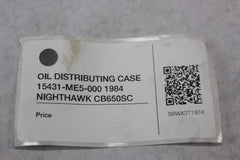 OIL DISTRIBUTING CASE 15431-ME5-000 1984 Honda Nighthawk CB650SC