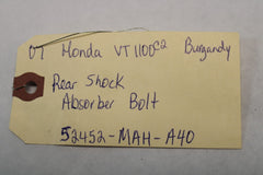 Rear Shock Absorber Bolt 52452-MAH-A40 2007 Honda Shadow Sabre VT1100C2