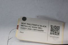 SEAT RAIL (TEMPLE BLACK METALLIC) 50200-MEL-D20ZA 2006 HONDA CBR1000RR