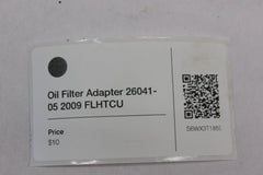 Oil Filter Adapter 26041-05 2009 FLHTCU Harley Davidson