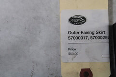 Outer Fairing Skirt 57000017, 57000257 Harley Davidson