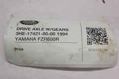 DRIVE AXLE W/GEARS 3HE-17421-00-00 1994 YAMAHA FZR600R
