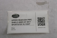 UPPER REAR EXH PIPE SHIELD 66851-07 2017 SPORTSTER XL1200T HD SuperLow