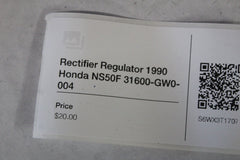 Rectifier Regulator 1990 Honda NS50F 31600-GW0-004
