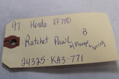 Ratchet Pawl B w/Plunger & Spring 24325-KA3-711 1997 Honda Magna VF750