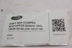 SHIFT BAR STOPPER SCREW 1WG-18536-00-00, 1HX-18127-00-00 Yamaha FZR600R
