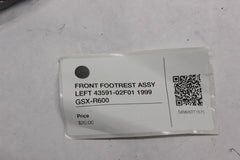 FRONT FOOTREST ASSY LEFT 43591-02F01 1999 Suzuki GSX-R600