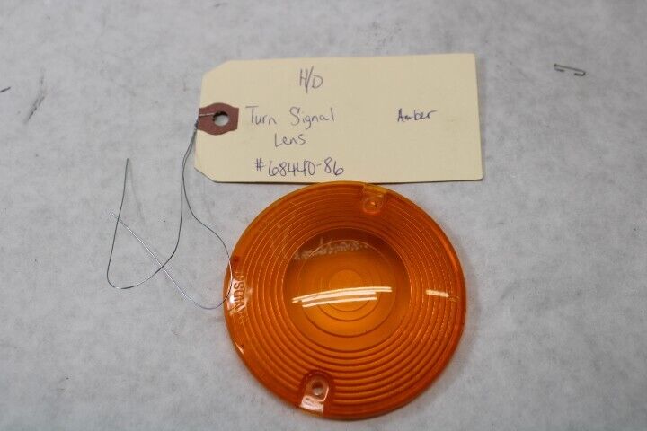 Turn Signal Lens Amber 68440-86 Harley Davidson