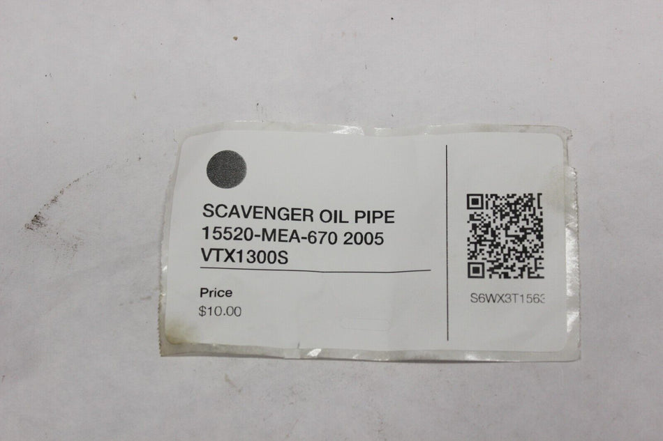 SCAVENGER OIL PIPE 15520-MEA-670 2005 Honda VTX1300S