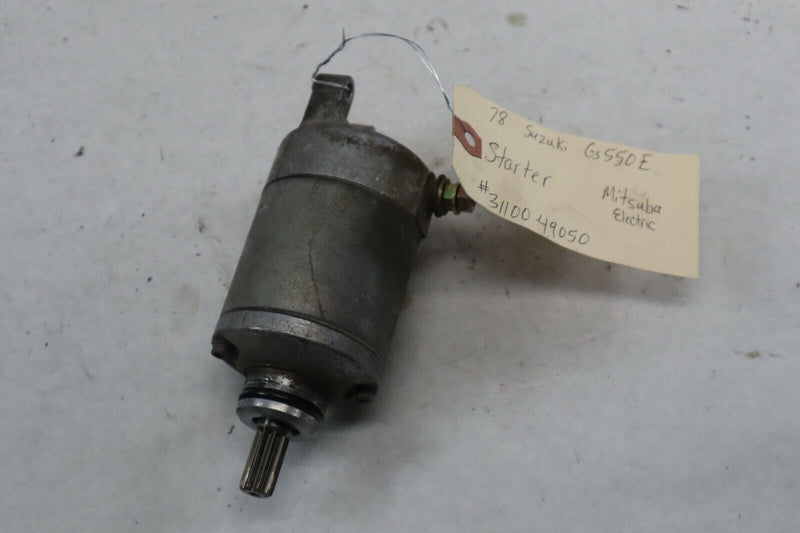 OEM Suzuki Motorcycle Electric Starter Motor (Mitsuba Electric)1978 GS550