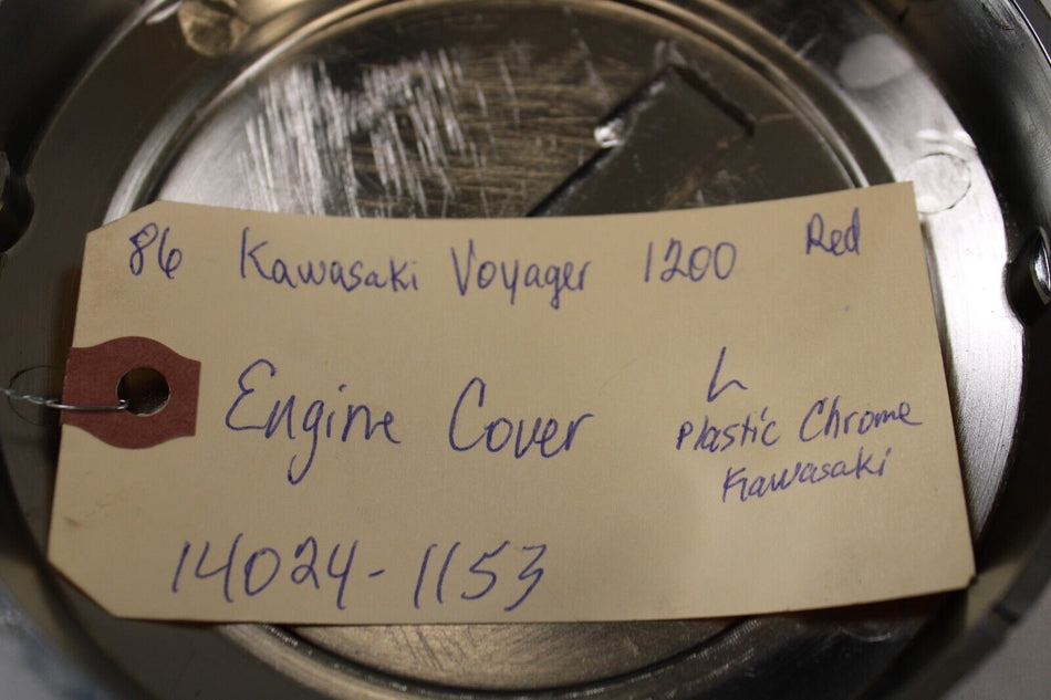Engine Cover Left (See Photos) 14024-1153 1986 Kawasaki Voyager ZG1200