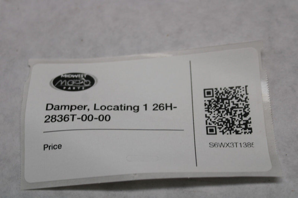 Damper, Locating 1 1983 Yamaha Venture XVZ12TK 26H-2836T-00-00
