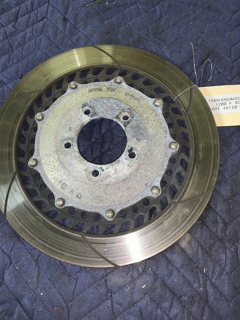 OEM Honda Motorcycle Front Wheel Brake Disk Rotor RIGHT  1986 Goldwing GL1200A