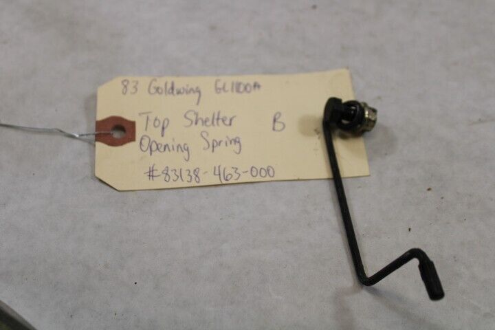 Top Shelter Opening Spring B 83138-463-000 1983 Honda Goldwing GL1100