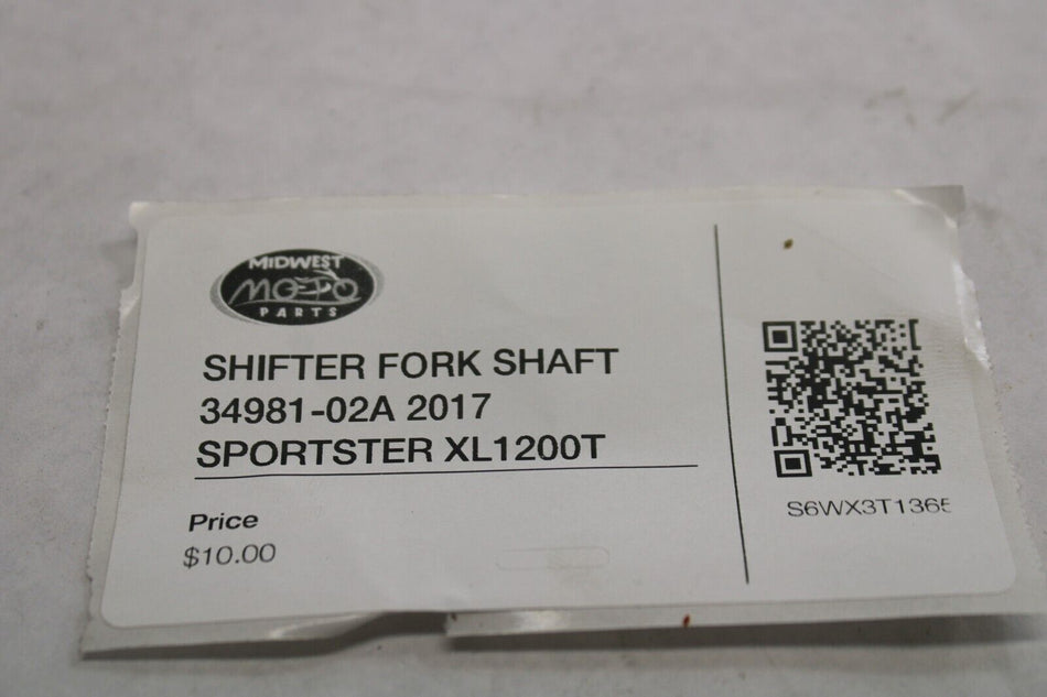 SHIFTER FORK SHAFT 34981-02A 2017 SPORTSTER XL1200T Harley Davidson SuperLow
