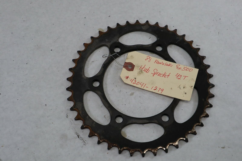 OEM Kawasaki Motorcycle Hub Sprocket 42T 1988 EX500 42041-1279