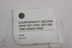 COUNTERSHAFT SECOND GEAR 35T 23451-GE2-000 1990 HONDA NS50F