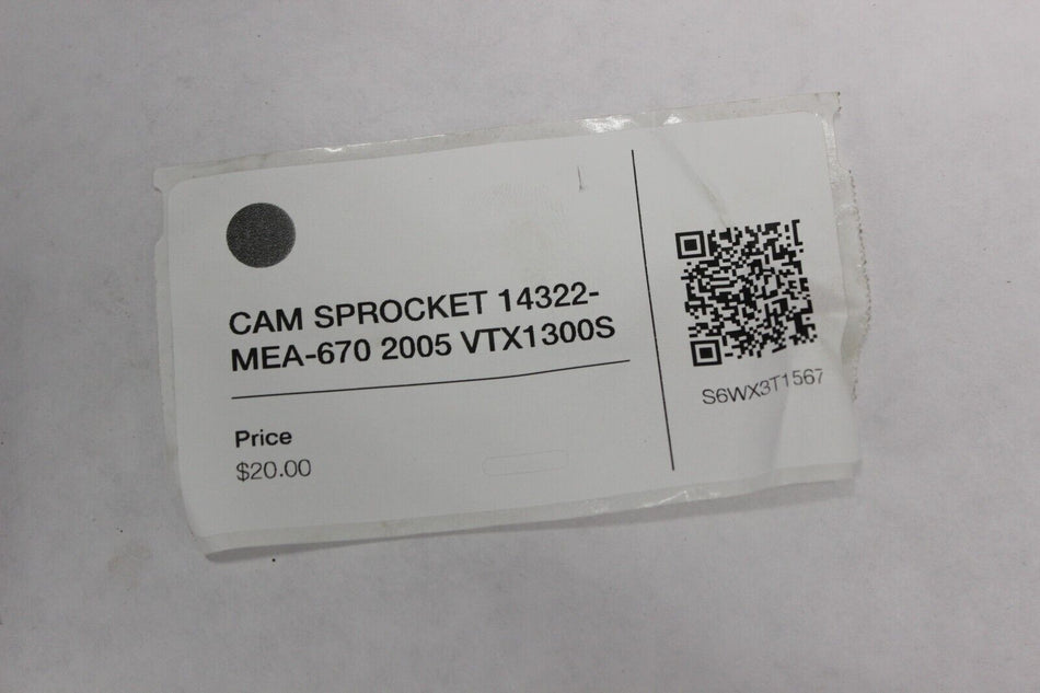 CAM SPROCKET 14322-MEA-670 2005 Honda VTX1300S