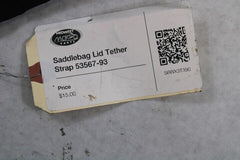 Saddlebag Lid Tether Strap 53567-93 Harley Davidson