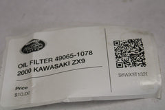OIL FILTER 49065-1078 2000 KAWASAKI ZX9 2000 Kawasaki ZX-9R