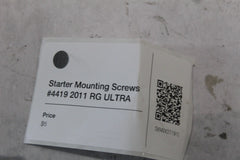 Starter Mounting Screws #4419 2011 RG ULTRA 2011 Harley Roadglide Ultra