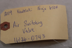 Air Switching Valve 16126-0743 2009 Kawasaki 650R Ninja EX650C9F