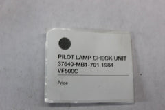 PILOT LAMP CHECK UNIT 37640-MB1-701 1984 VF500C Honda Magna