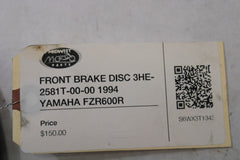 FRONT BRAKE DISC 3HE-2581T-00-00 1994 YAMAHA FZR600R