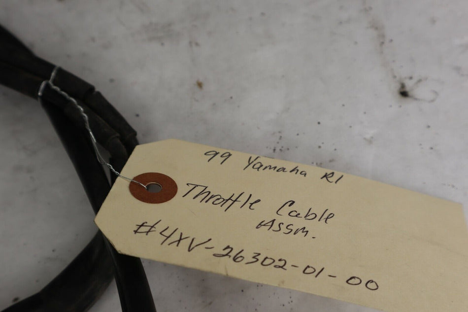OEM Yamaha Throttle Cables 1999 R1 1000 Royal Blue  4xv-26302-01-00