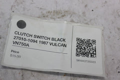 CLUTCH SWITCH BLACK 27010-1094 1987 VULCAN VN750A