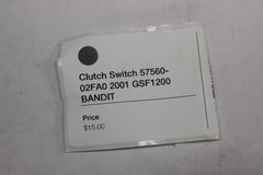 Clutch Switch 57560-02FA0 2001 GSF1200 SUZUKI BANDIT