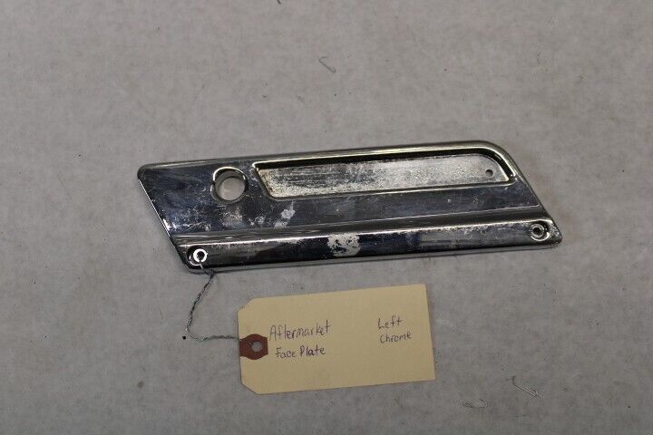 Aftermarket Saddlebag Faceplate LEFT Chrome Harley Davidson