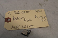 Ratchet Pawl B w/Plunger & Spring 24325-KA3-711 1987 Honda CBR1000F Hurricane