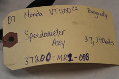 Speedometer 37,390 miles 37200-MCK-A01 2007 Honda Shadow Sabre VT1100C2