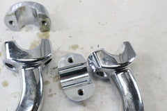 Harley Davidson Handlebar Risers Chrome 5" Tall 1.25" Clamping