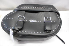 LEFT Saddlebag Leather Studded Harley Davidson