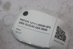 PISTON 12111-29G00-0F0 2005 SUZUKI GSX-R600