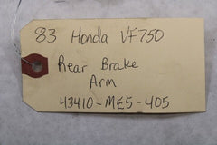 Rear Brake Arm 43410-ME5-405 1983 Honda VF750