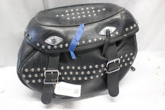 RIGHT Saddlebag Leather Studded Harley Davidson Softail