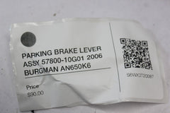 PARKING BRAKE LEVER ASSY 57800-10G01 2006 BURGMAN AN650K6