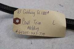 Cowl Trim Molding LEFT 64205-463-770 1983 Honda Goldwing GL1100