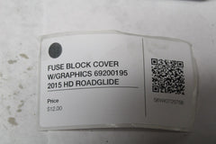 FUSE BLOCK COVER W/GRAPHICS 69200195 2015 Harley Davidson Roadglide