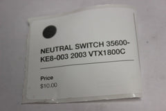 NEUTRAL SWITCH 35600-KE8-003 2003 Honda VTX1800C