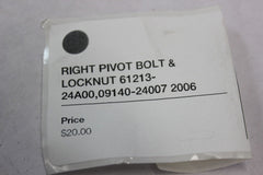 RIGHT PIVOT BOLT & LOCKNUT 61213-24A00,09140-24007 2006 BURGMAN AN650K6