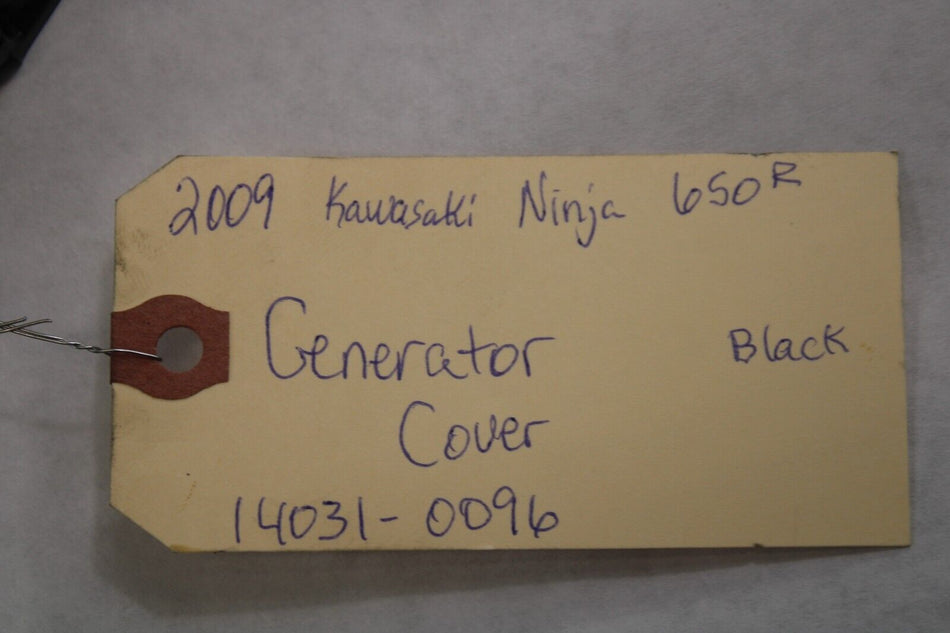 Generator Cover Black 14031-0096 2009 Kawasaki 650R Ninja EX650C9F