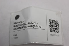 BALANCER NUT (25MM) 90231-MCH-000, WASHER 90432-MEA-670 2003 Honda VTX1800C