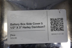 Battery Box Side Cover 5 1/2" X 3" Harley Davidson?