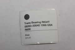 Trans Bearing RIGHT 09263-20040 1999 GSX R600