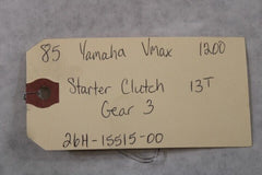 Starter Clutch Gear 3 (13T) 26H-15515-00 1990 Yamaha Vmax VMX12 1200