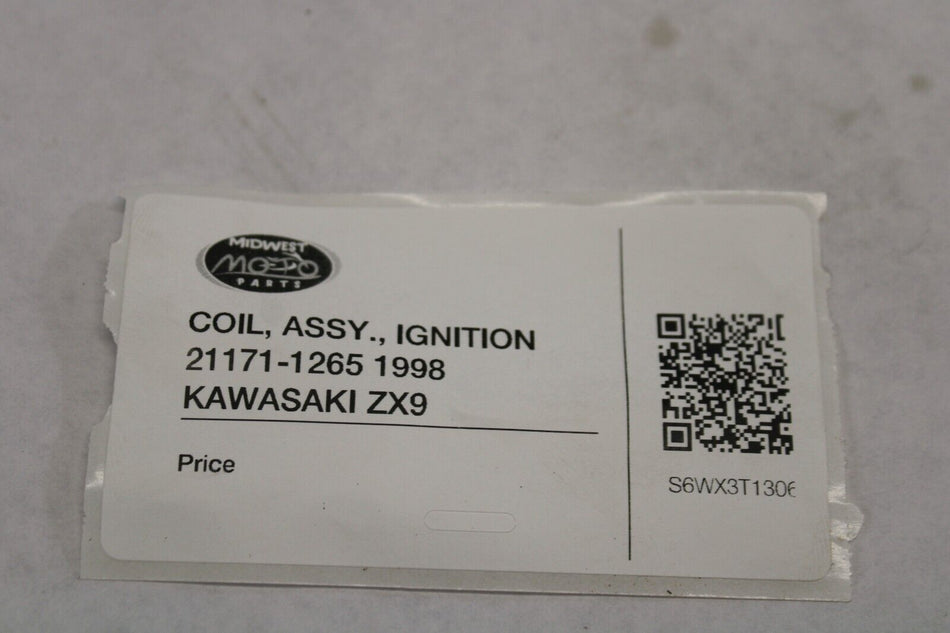 COIL, ASSY., IGNITION 21171-1265 1998 Kawasaki ZX-9R Ninja